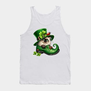 Birman Cat Shoes For Patricks Day Tank Top